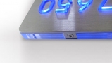 Led Room Number Sign Brushed