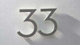 Modern Neutra House Numbers Led Backlit