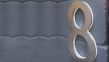 Modern 10″ Black Backlit Numbers