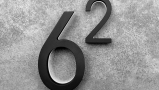 Modern Black 5″ Backlit LED Numbers