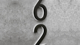 Modern Black 5″ Backlit LED Numbers