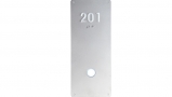 Illuminated Modern Room Number Sign Braille