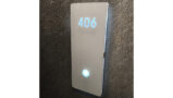 Illuminated Modern Room Number Sign Braille