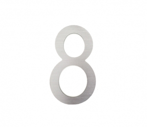 Modern 8″ Backlit LED House Numbers