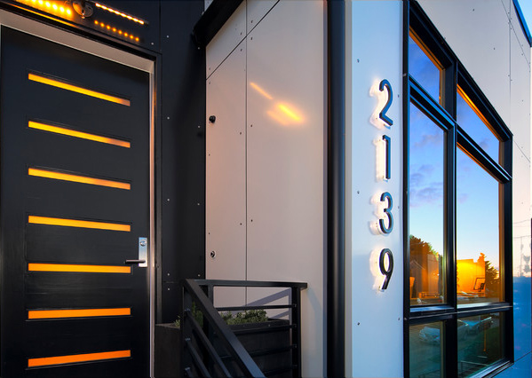 Modern Led House Number 5″ Outdoor
