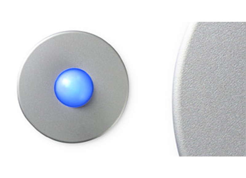 Satin Round Doorbell Button