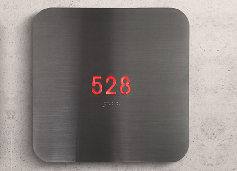 Illuminated Room Plaques Signs
