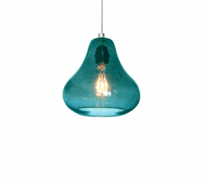Pear Pendant Aqua