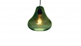 Pear Pendant Light – Olive Glass