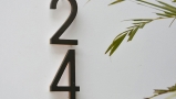 Modern 10″ Bronze Backlit Numbers