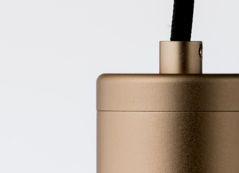 Purity LED Pendant – Brass