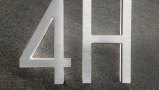 Modern Lighted Address Letters 8″