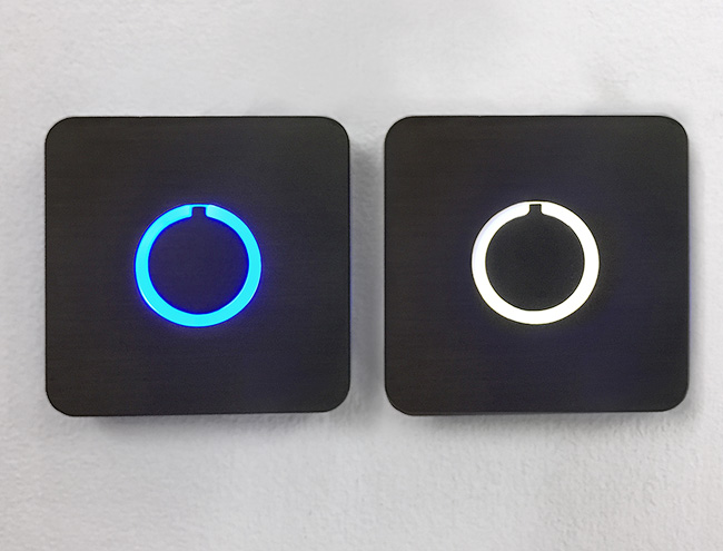 Square Modern Touch Doorbell Button