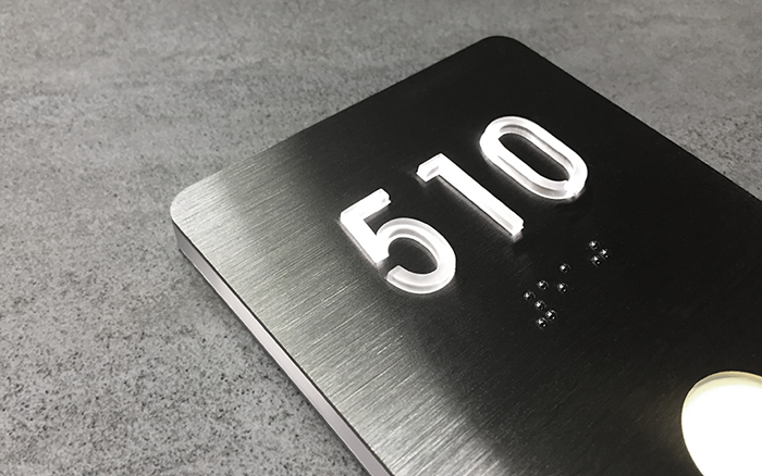 Led Room Numbers Lighted