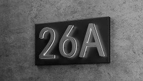5″ Panel Backplate for Numbers