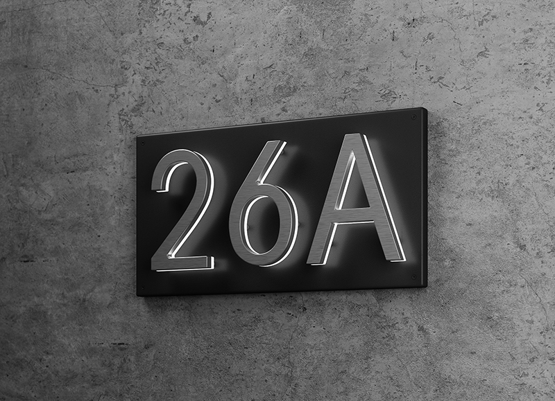 5″ Panel Backplate for Numbers
