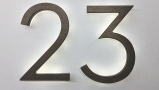 Modern Neutra 8″ Bronze Backlit Numbers