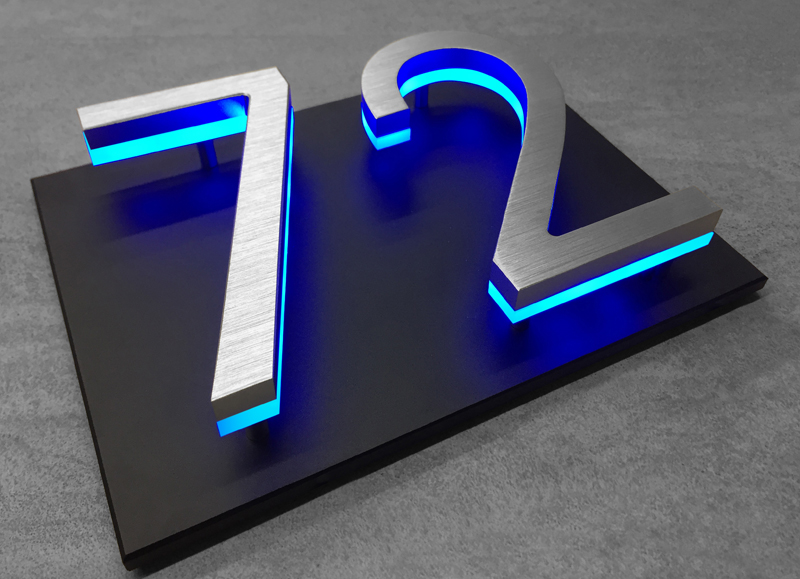 5″ Panel Backplate for Numbers