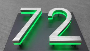 5″ Panel Backplate for Numbers