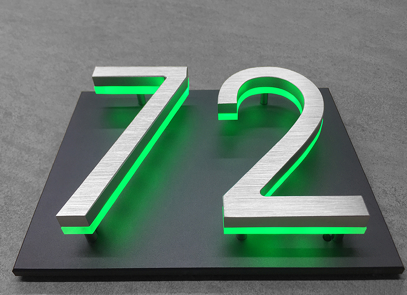5″ Panel Backplate for Numbers