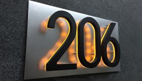 5″ Panel Backplate for Numbers