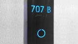 Room Number Panel Sign Black – Lighted