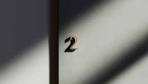 Modern Numbers 3″ Lighted