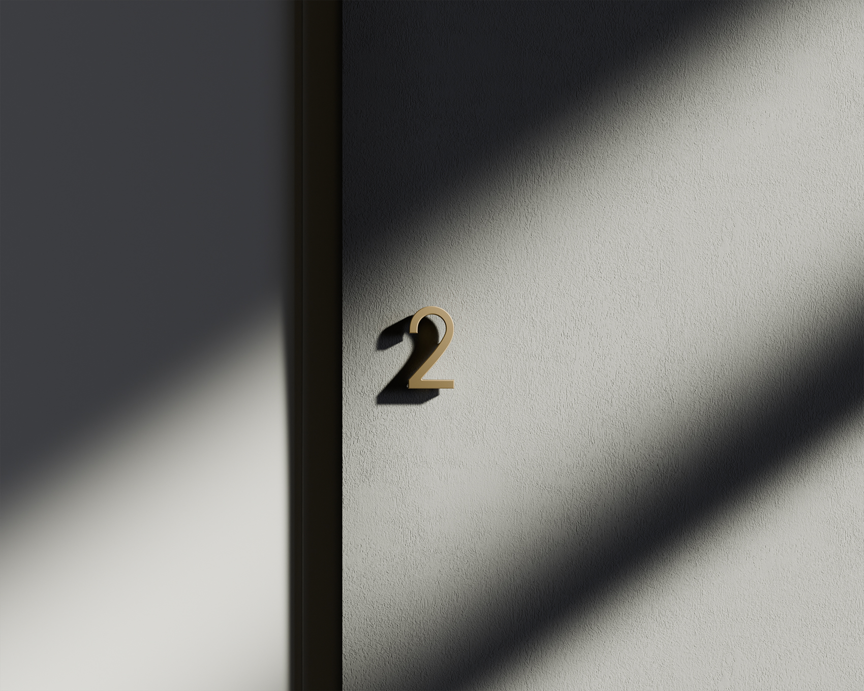 Modern Numbers 3″ Lighted