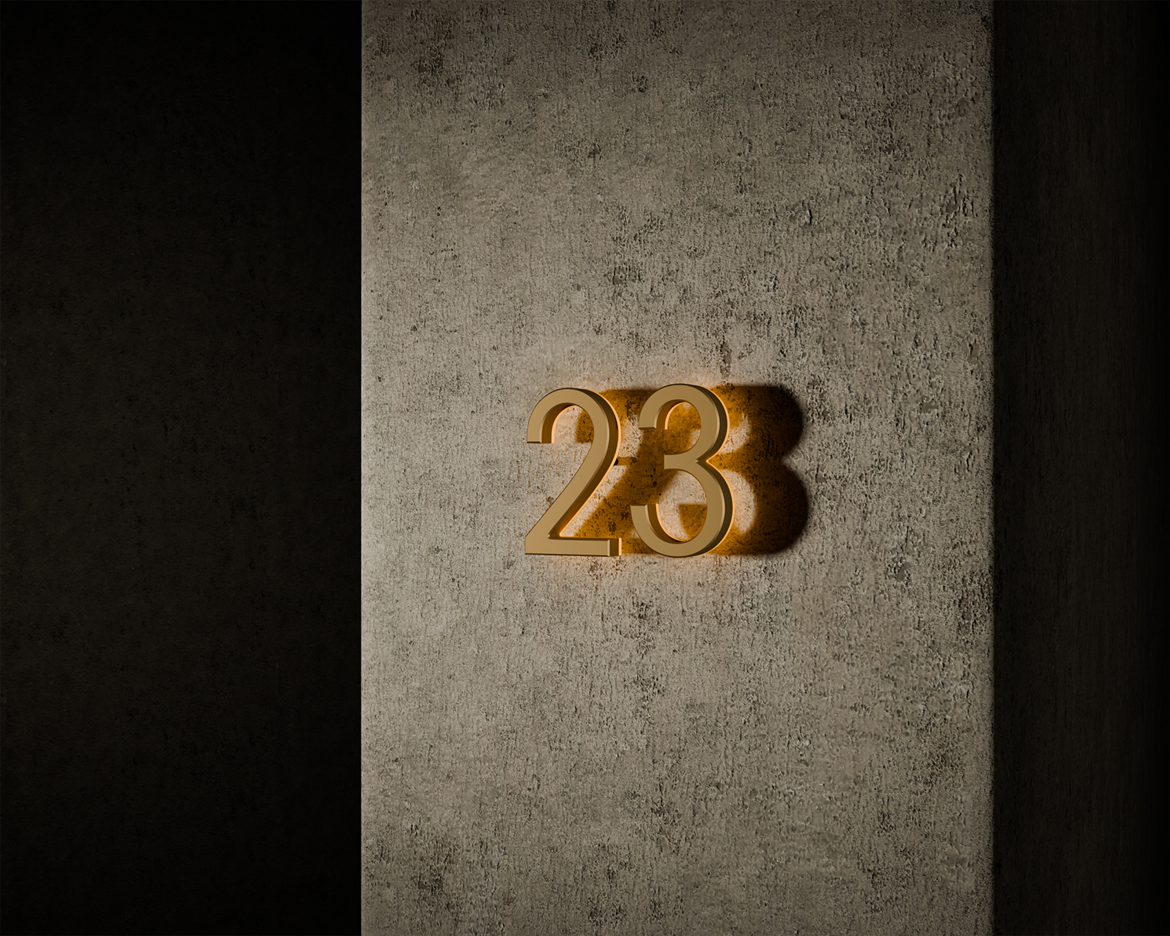 3″ Backlit Outdoor LED House Numbers