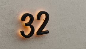 3″ Backlit Outdoor LED House Numbers