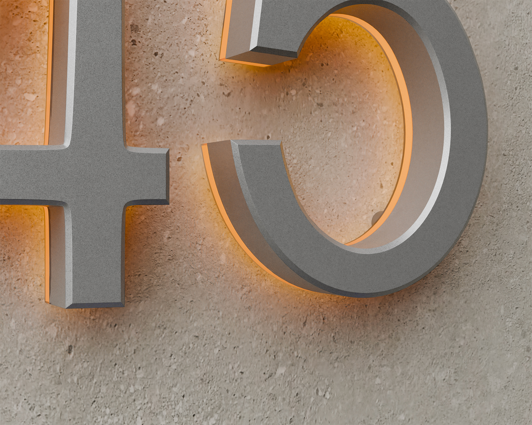 3″ Backlit Outdoor LED House Numbers
