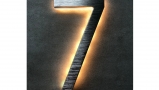 Modern 5″ Backlit Brushed House Numbers