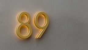 3″ Backlit Outdoor LED House Numbers