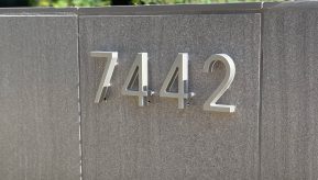 3″ Backlit Outdoor LED House Numbers
