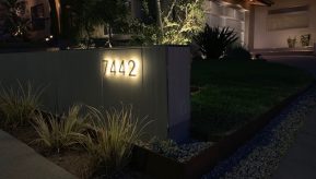 3″ Backlit Outdoor LED House Numbers