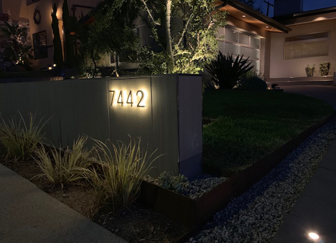 3″ Backlit Outdoor LED House Numbers