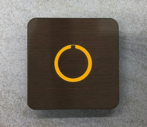Touch Doorbell Button Bronze