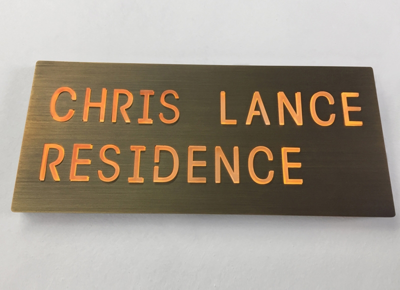 Illuminated Sign Plaques