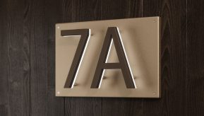 Panel Backplate for 8″ Numbers