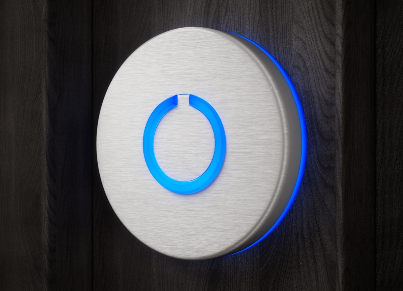 Round Touch Doorbell Silver