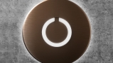 Round Touch Doorbell Bronze