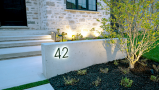 Modern 10″ Black Backlit Numbers