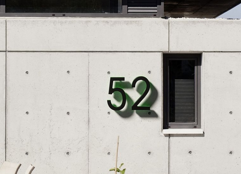 Black 16″ Backlit House Numbers