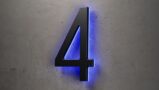 Black 16″ Backlit House Numbers