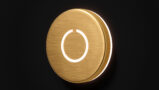 Round Touch Doorbell Brass