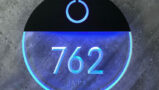 Round Clear Lighted Number Room Panel + Doorbell