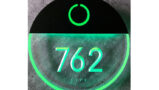 Round Clear Lighted Number Room Panel + Doorbell