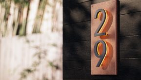 Vertical Backplate 10″ Numbers