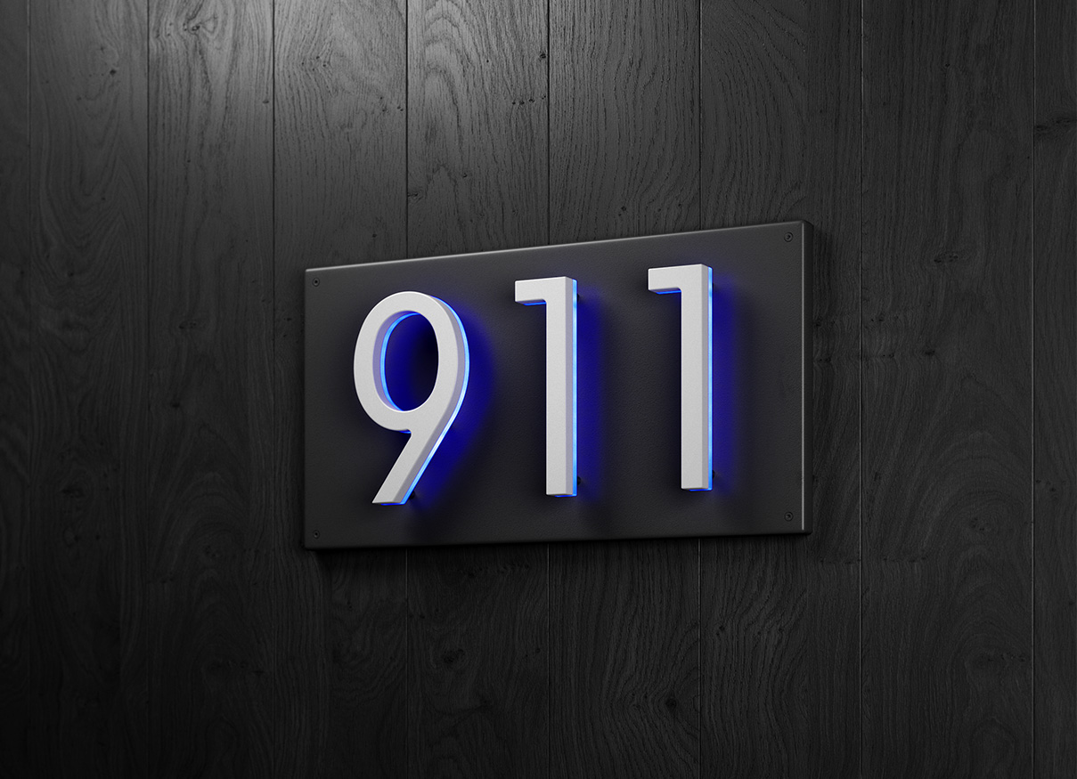Panel Backplate 10″ Numbers & Letters
