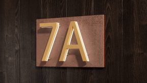 Panel Backplate 10″ Numbers & Letters